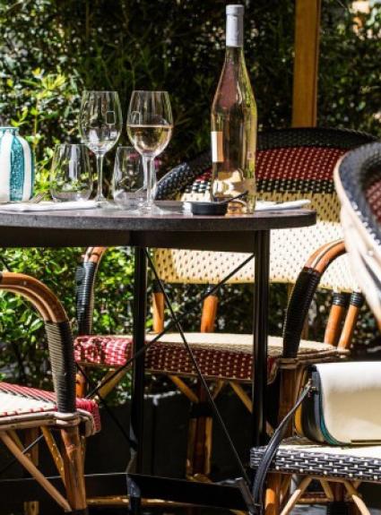 A Parisian terrace